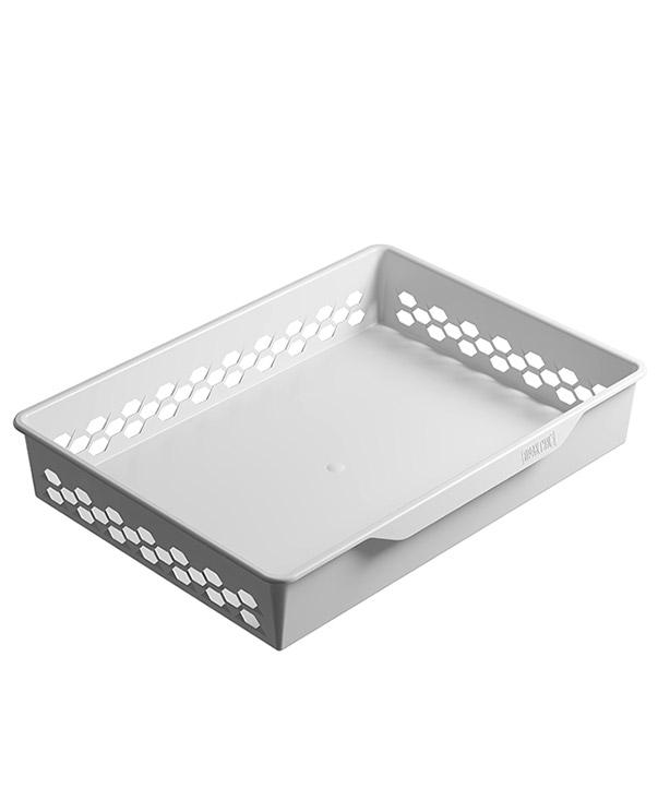 Корзина пластиковая ПРАКТИК Home GBP 60х10 белая